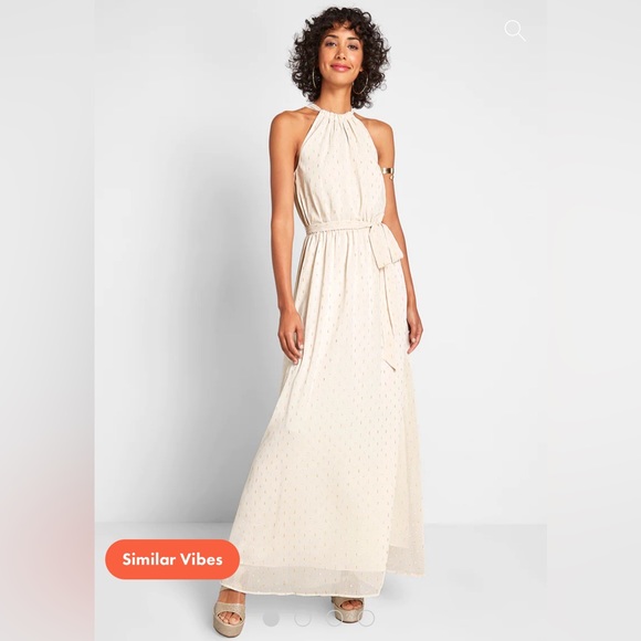 Modcloth Dresses & Skirts - ModCloth Illuminated Elegance Chiffon Maxi Dress